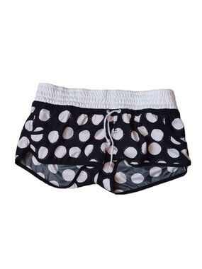 Rip CURL - pink black polka dot board shorts size 12